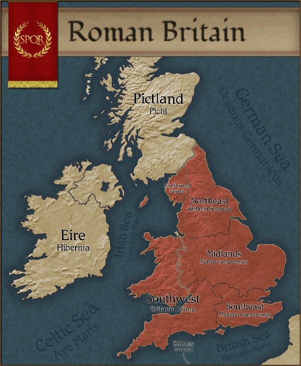 Which parts of Britain were never part of any Roman province? - Quora