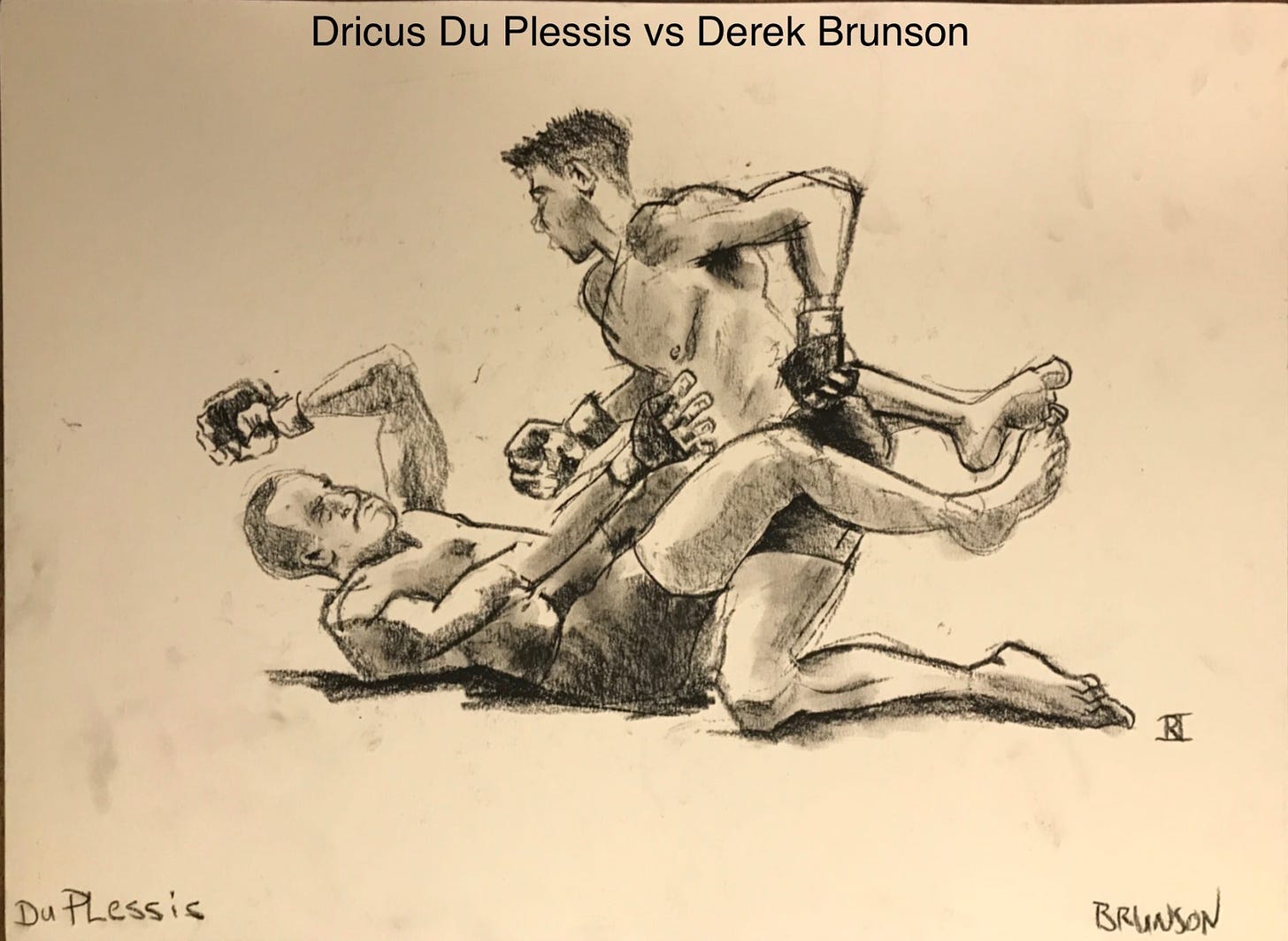 Dricus Du Plessis vs Derek Brunson by Chris Rini