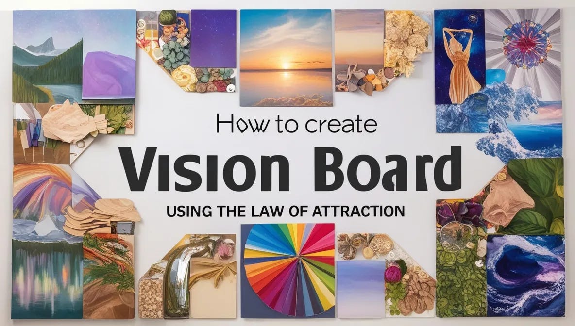 How to Create a Vision Board for 2025 Using the Law of Attraction