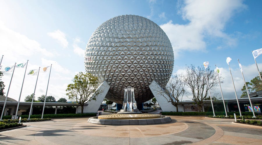 Epcot's Main Entry Plaza Gets A New Look