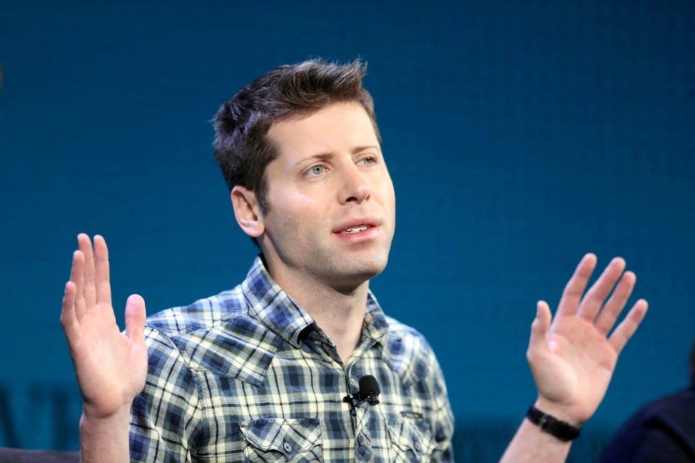 Sam Altman fala na Conferência Digital do Wall Street Journal em Laguna Beach, Califórnia, EUA, em 18 de outubro de 2017. — Foto: REUTERS/Lucy Nicholson/File Photo