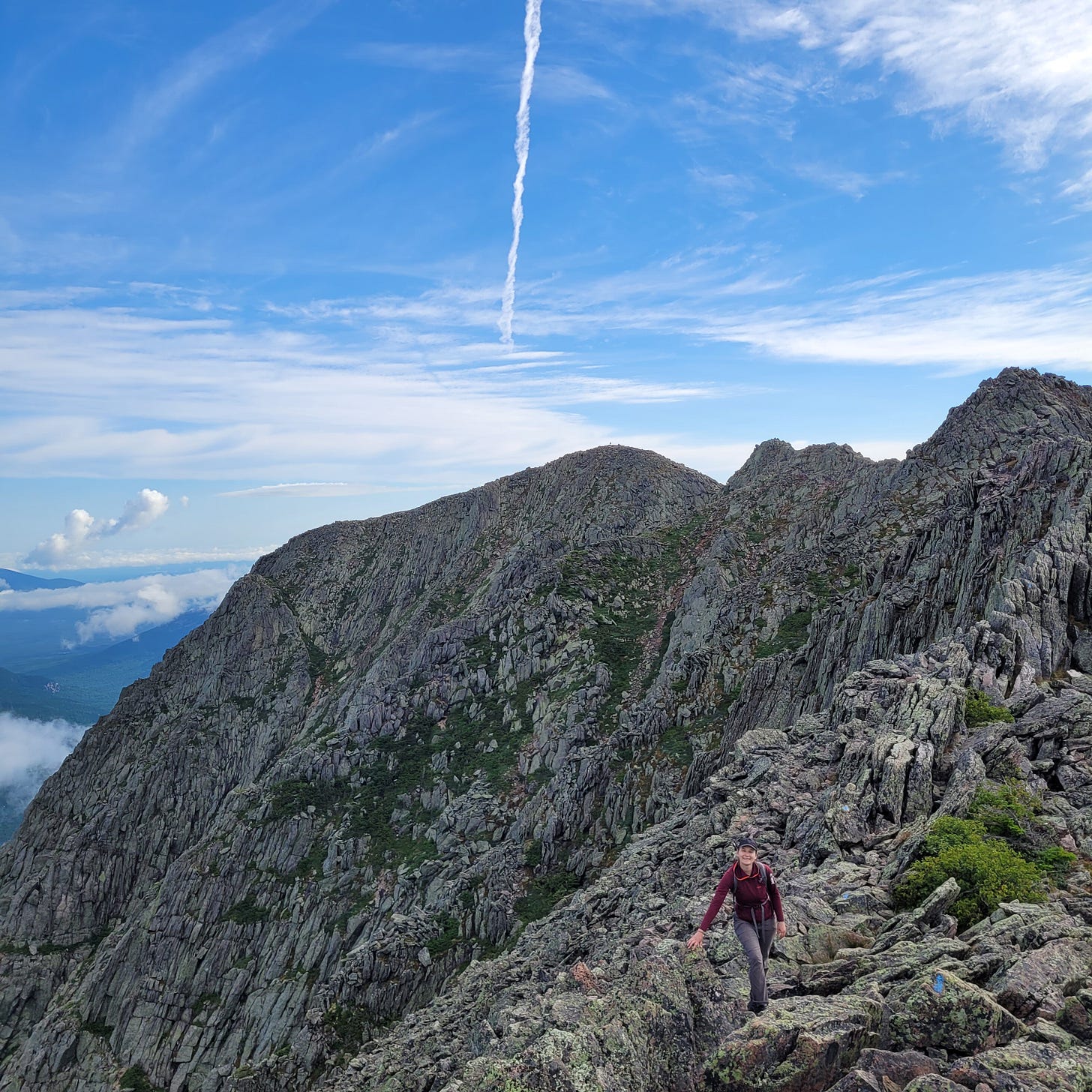Hiking the Knife Edge in Baxter State Park