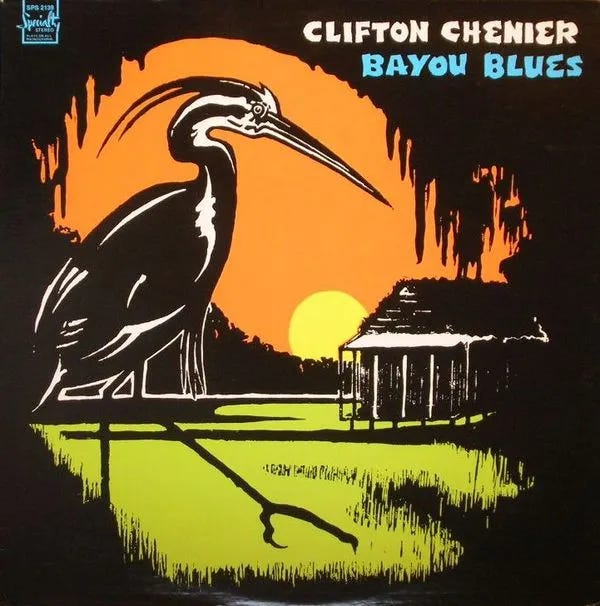 Cover art for Bayou Blues by Clifton Chenier