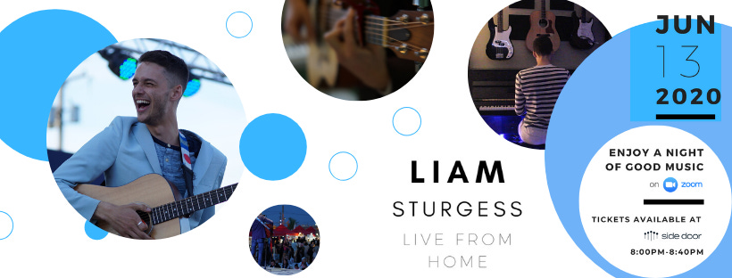 ANNOUNCING: Liam Sturgess LIVE From Home