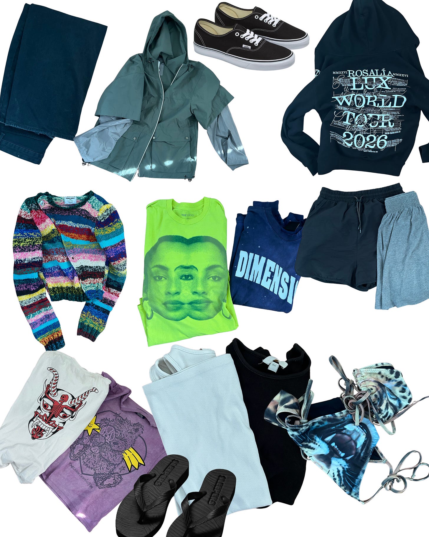 will also pack underwear, and sweatpants