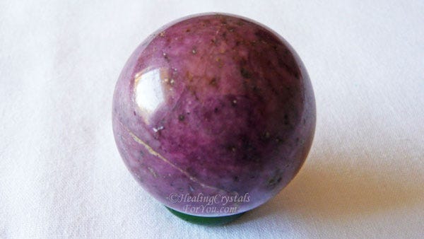 Ruby Stone Sphere