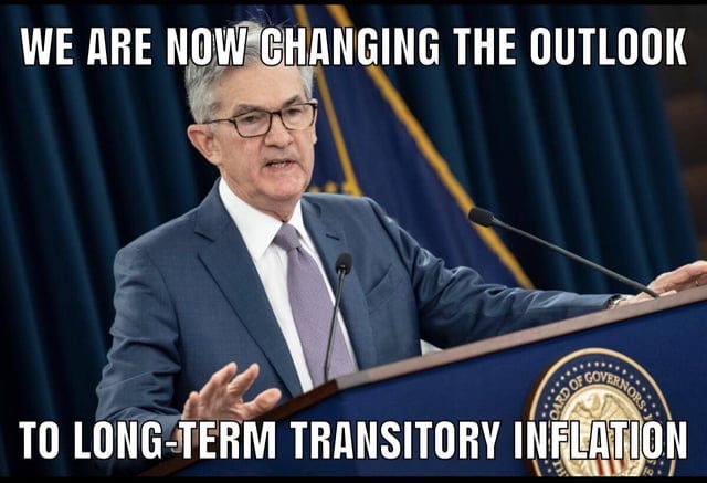 r/MemeEconomy - WE ARE NOW CHANGING THE OUTLOOK COVERNORS. TO LONG-TERM TRANSITORY INFLATION OARD OF RS•