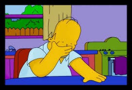 Even Homer Simpson knows that was ...