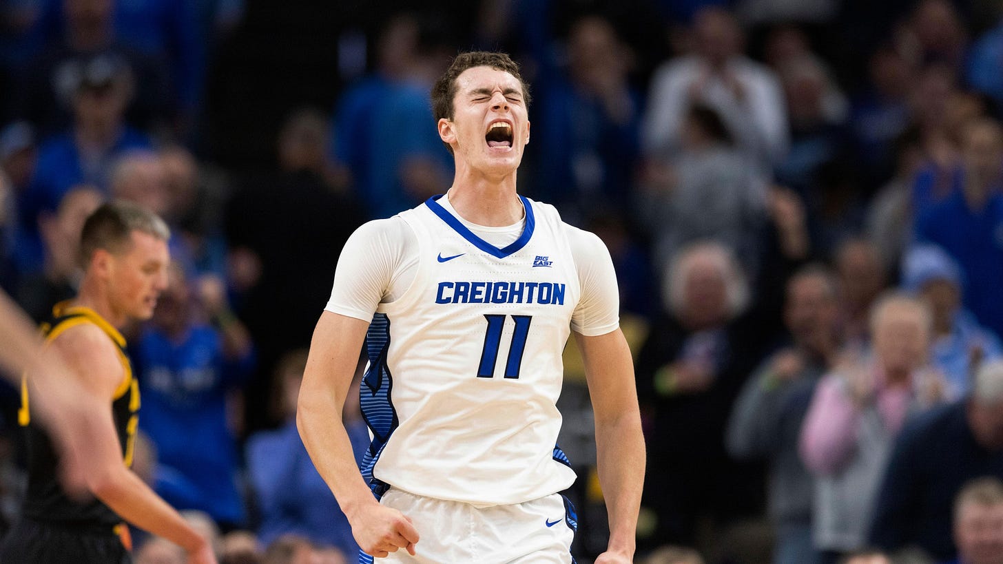 Creighton center Ryan Kalkbrenner returns for final season with Bluejays |  SiouxlandProud | Sioux City, IA | News, Weather, and Sports