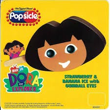 Dora the Explorer Popsicle Ice Cream Truck Sticker - Classic 6" x 6"