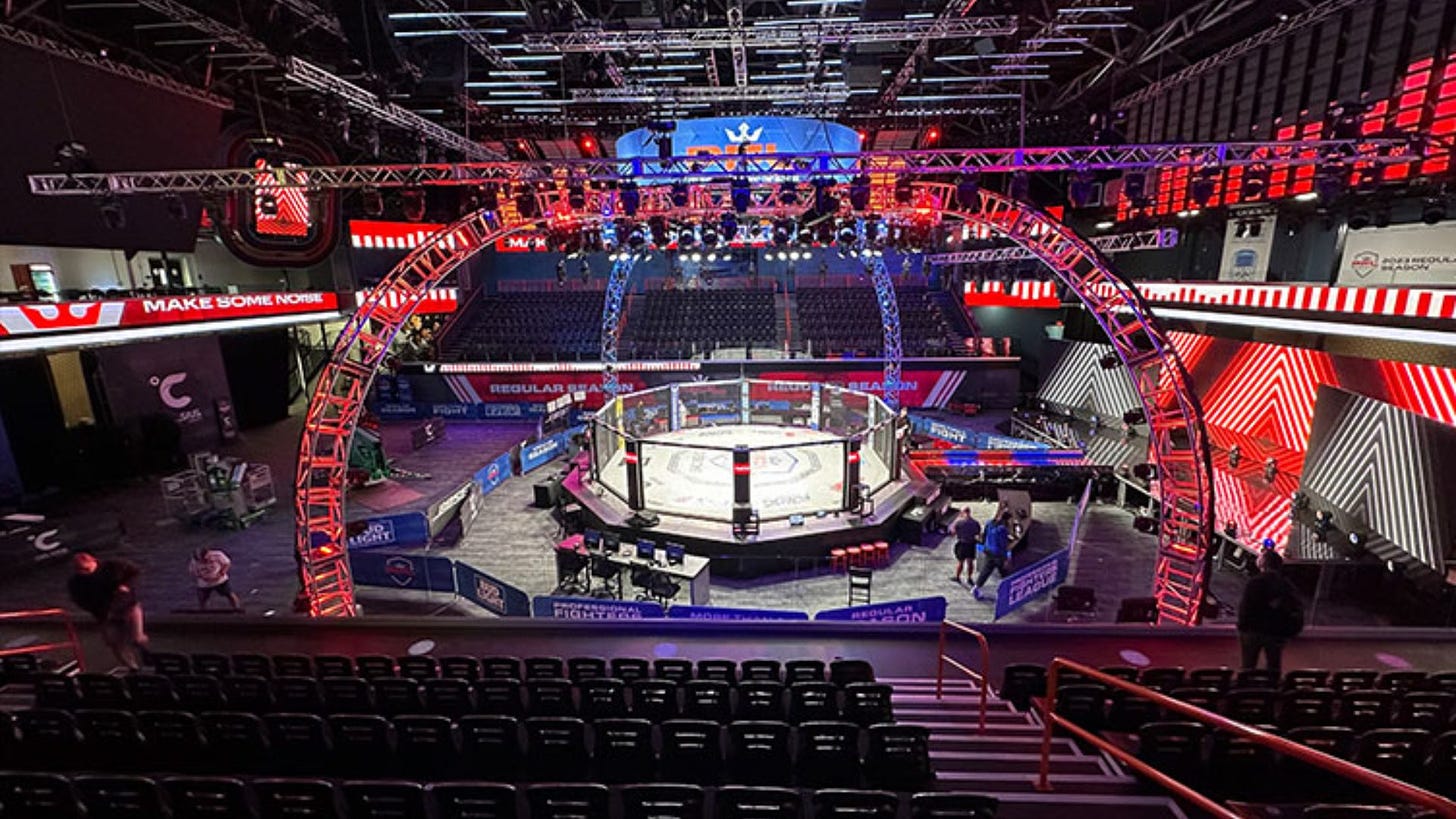 pfl first fight arena