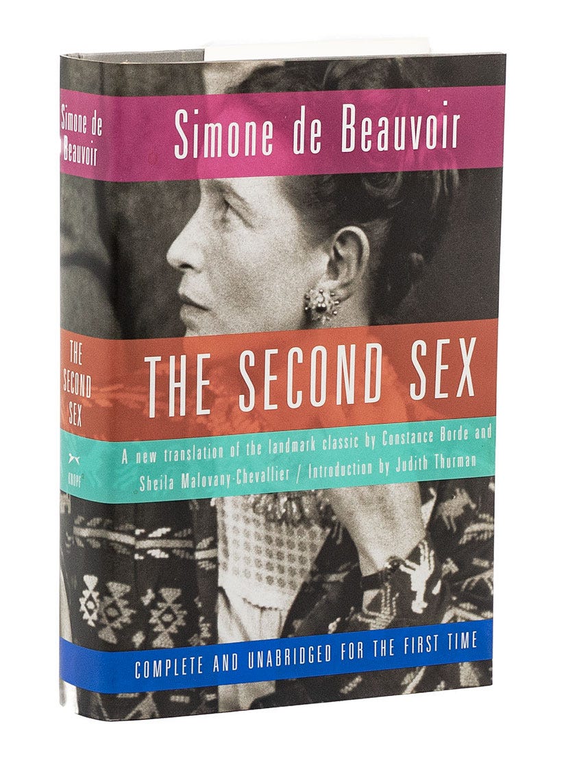 The Second Sex; Translated by Constance Borde and Sheila Malovany  Chevallier. Introduction by Judith Thurman by de BEAUVOIR, SIMONE: Fine  Hardcover (2010) First Edition, Thus. | Cleveland Book Company, ABAA