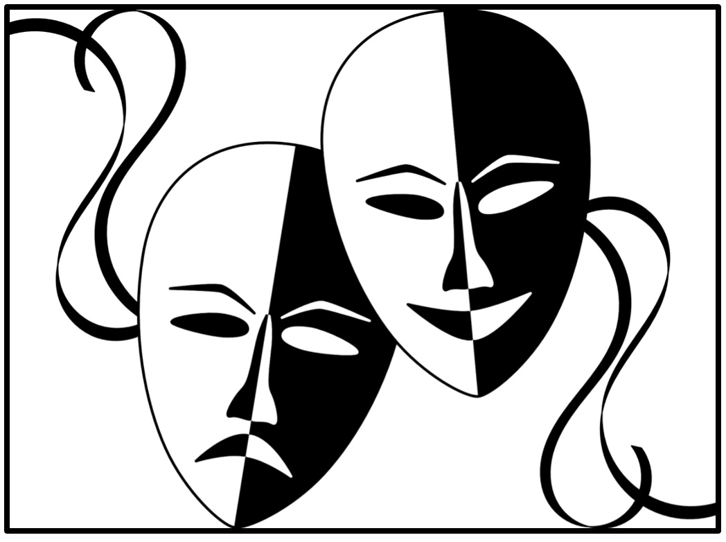 Drama masks - tears and laughter