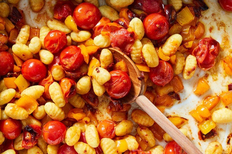 Gnocchi With Hot and Sweet Peppers