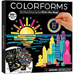 Colorforms 70th Anniversary Set - The Classic Picture Toy That Sticks Like Magic - Ages 3+