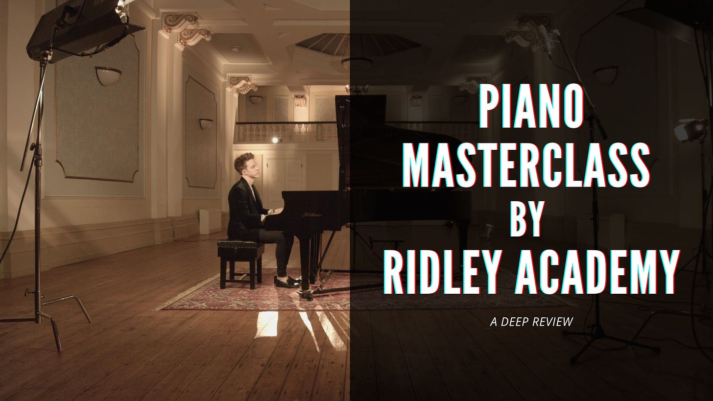 Piano Masterclass by Stephen Ridley - Review