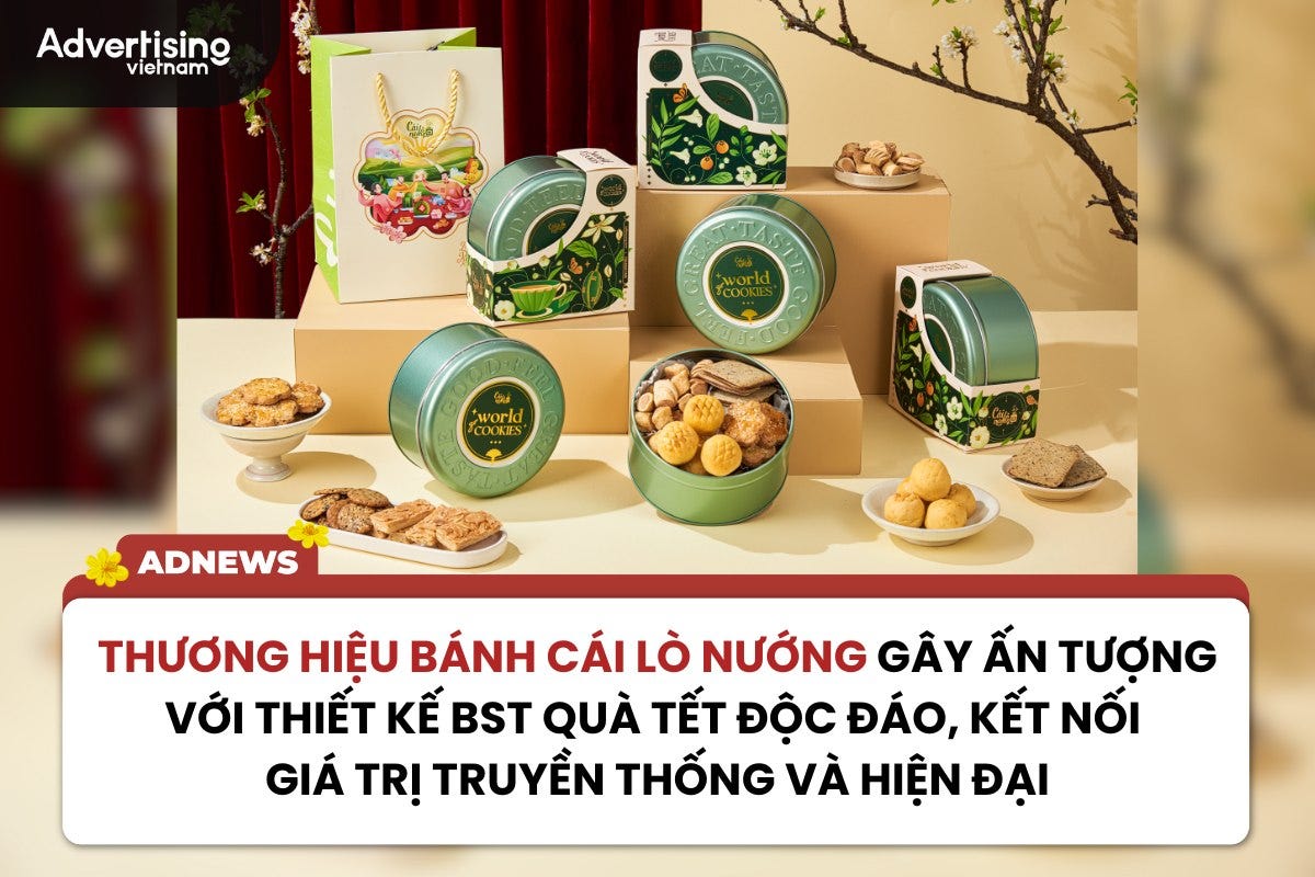 Thương hiệu bánh Cái Lò Nướng gây ấn tượng với bộ sưu tập quà Tết độc đáo, kết nối giá trị truyền thống và hiện đại