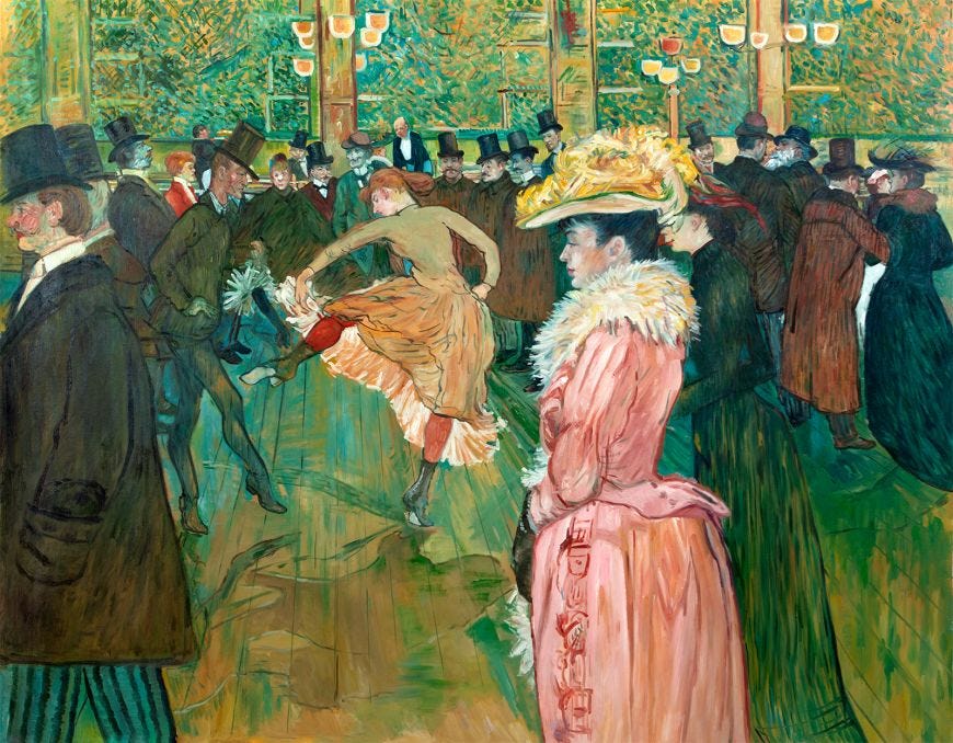 At the Moulin Rouge The Dance Toulouse-Lautrec reproduction, hand-painted  in oil on canvas