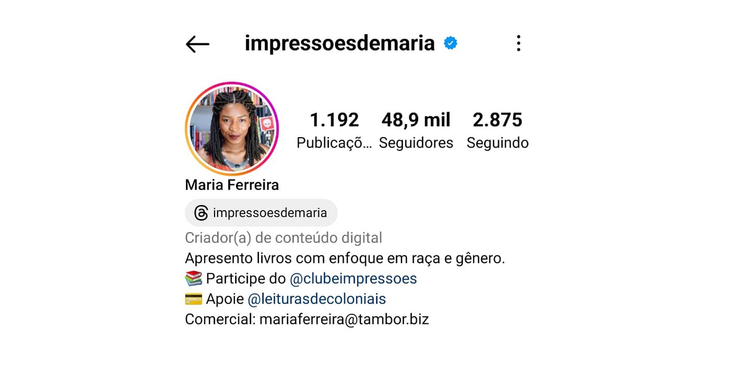 Maria Ferreira @impressoesdemaria
