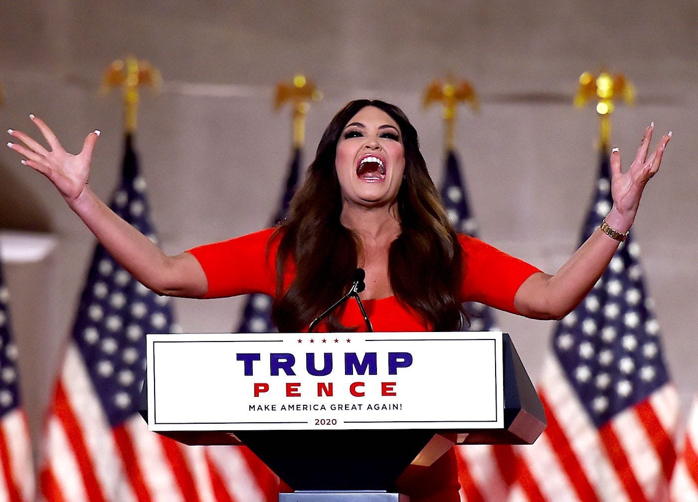 Kimberly Guilfoyle Yelled Her Entire Speech at the RNC