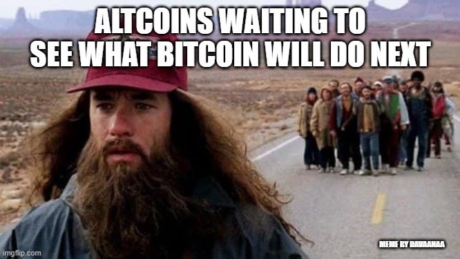 Altcoins waiting to see what Bitcoin will do next - Imgflip