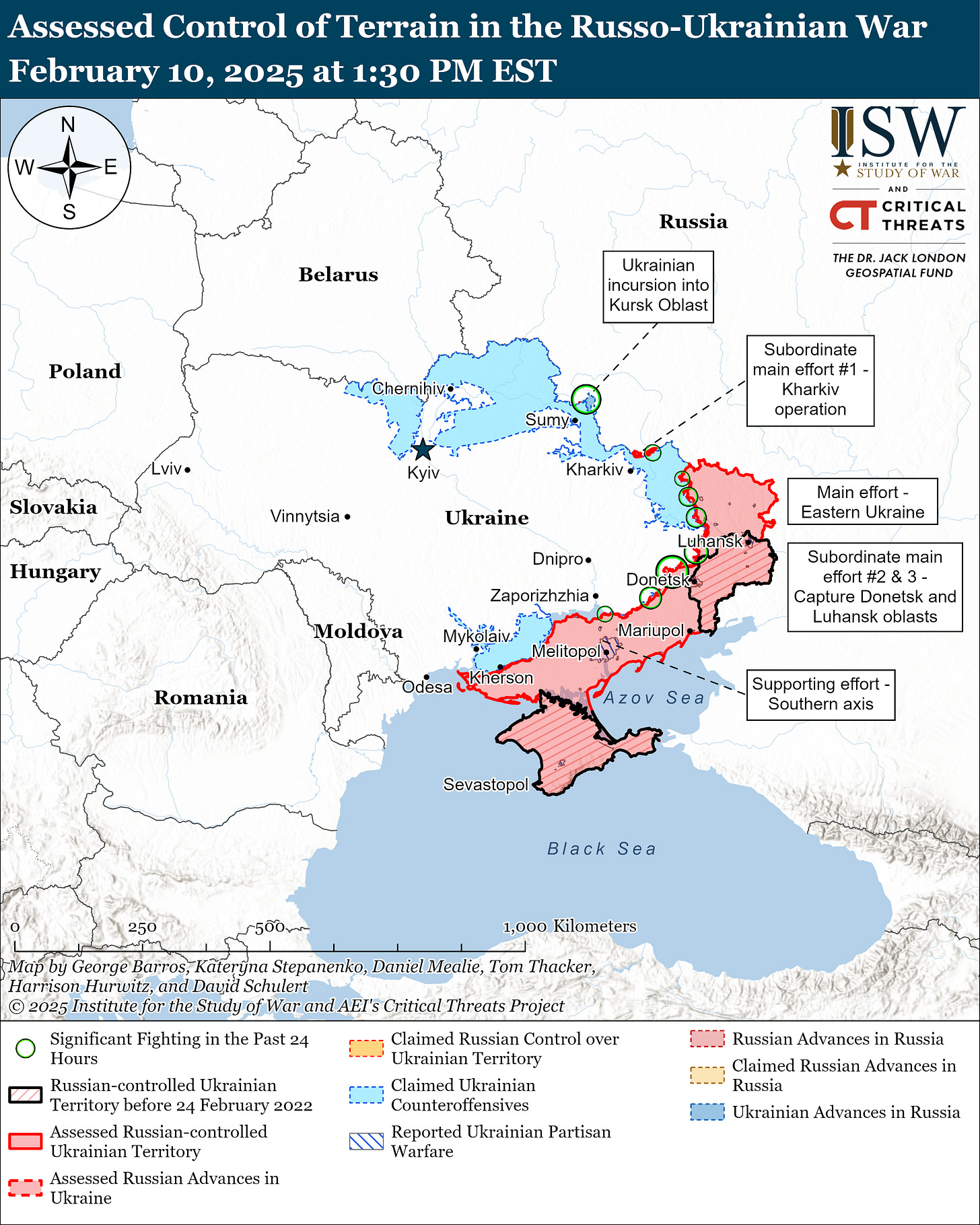 Russian Offensive Campaign Assessment, February 10, 2025 | Institute for  the Study of War