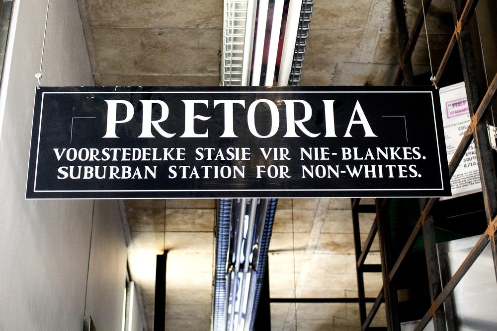 Make Apartheid Great Again?
