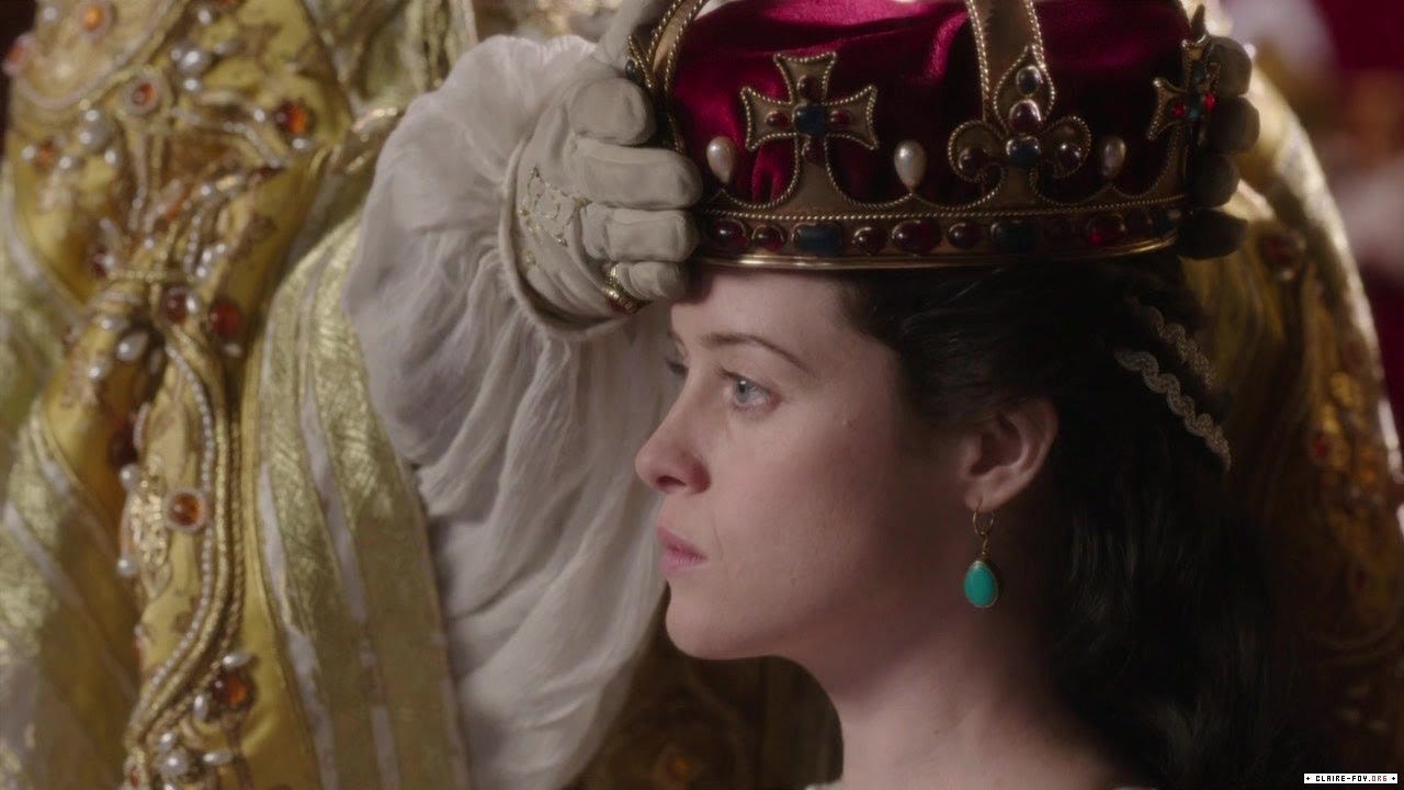 Claire Foy - The Coronation of Anne Boleyn - God Save The Queen - Wolf Hall.