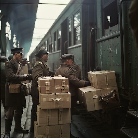 jamesbond0747_Boxes_being_loaded_onto_train_while_guarded_by__97dcb1d6-ce53-4adb-a590-50858df11ed0_1.png