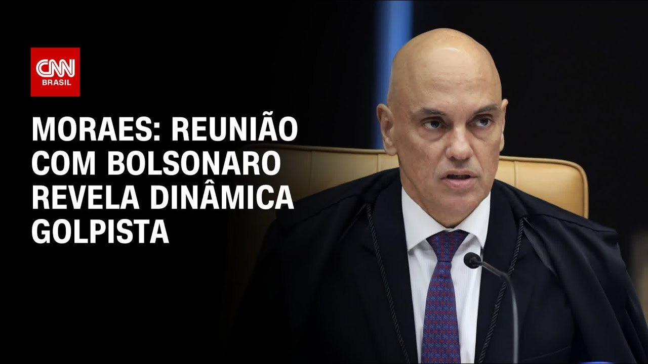 Moraes: Reunião com Bolsonaro revela dinâmica golpista | CNN 360º