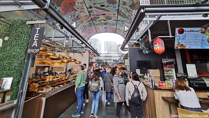 markthal rotterdam stalls