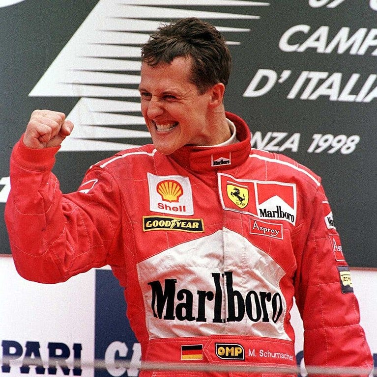 File:Michael Schumacher (Ferrari) - GP d'Italia 1998.jpg - Wikipedia