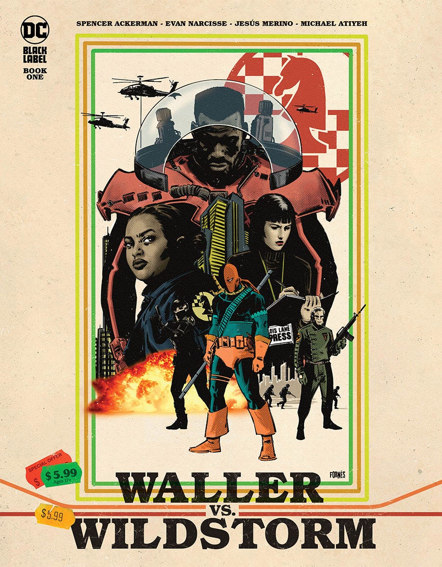 Waller vs Wildstorm #1 Cover A Regular Jorge Fornes Cover