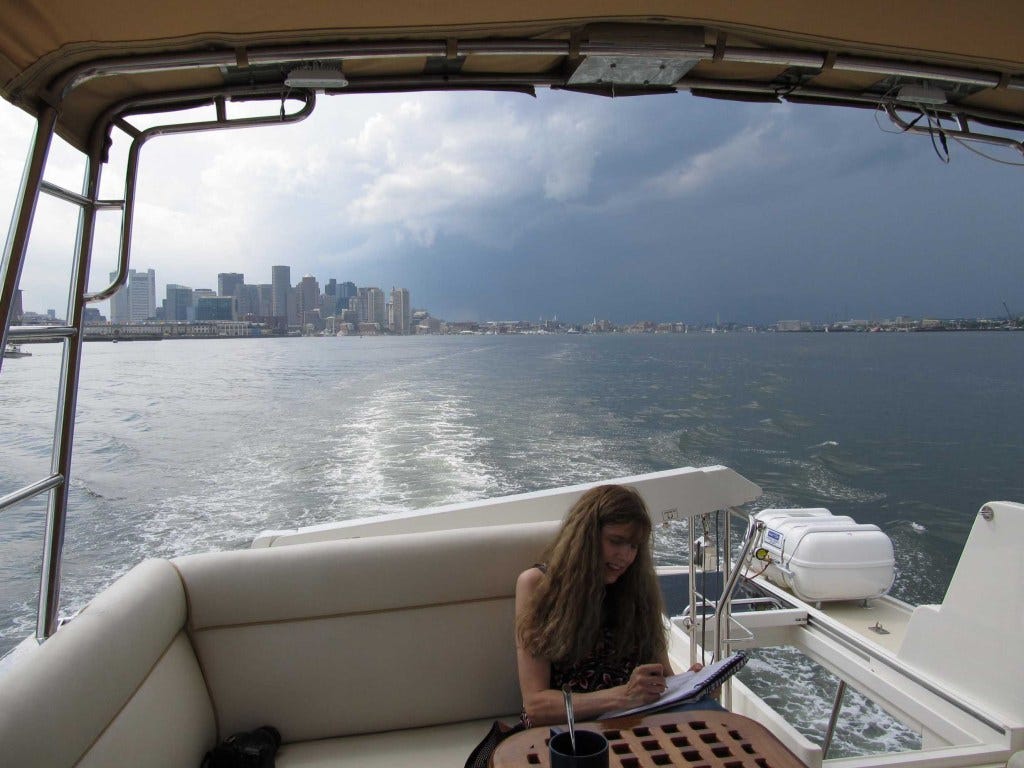 dusty drawning boston harbour