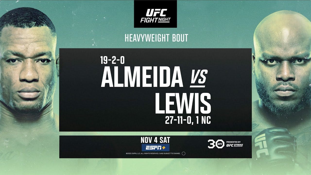 UFC São Paulo: Almeida vs Lewis - November 4 | Fight Promo - YouTube