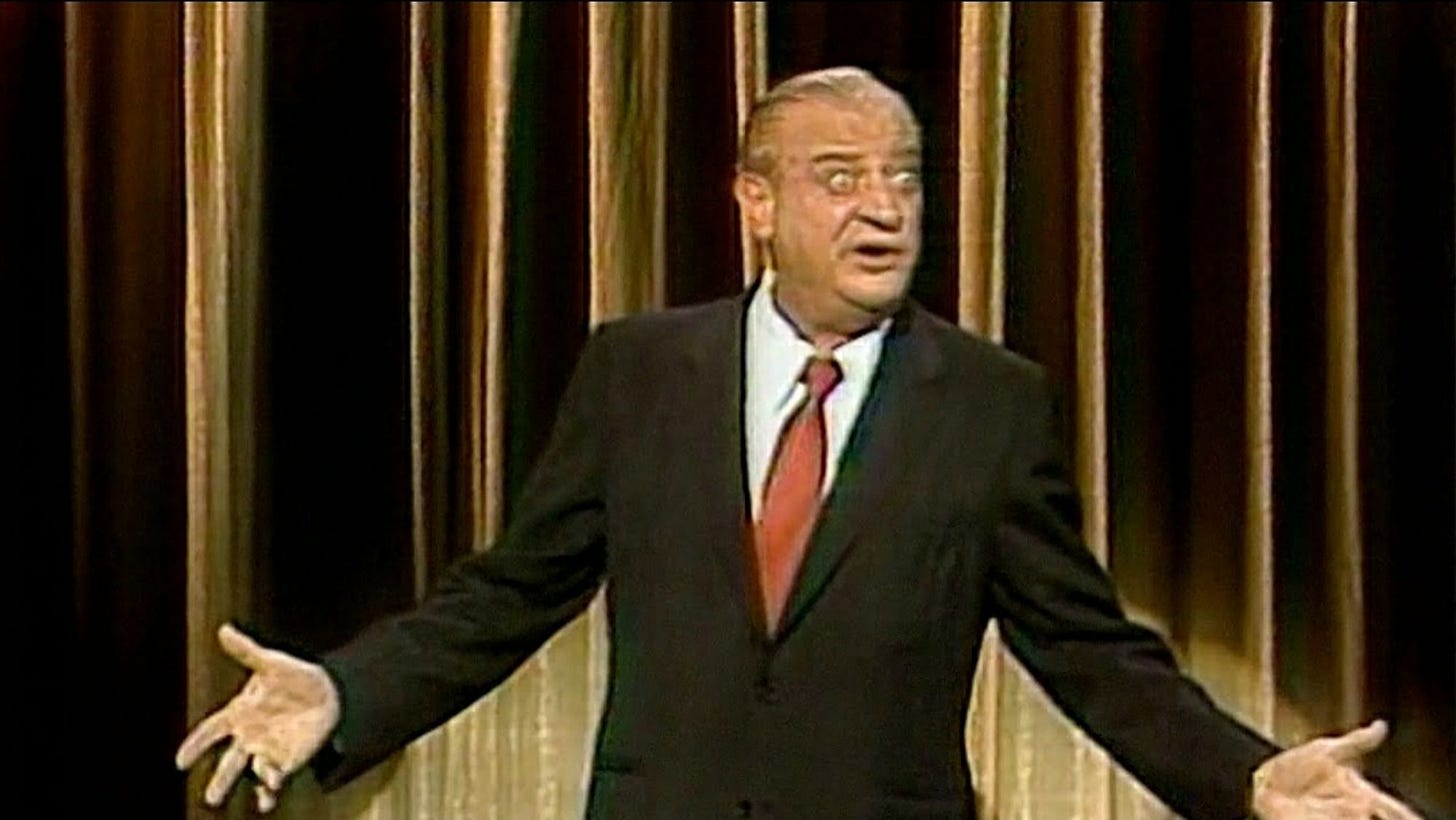 Rodney Dangerfield doing stand-up
