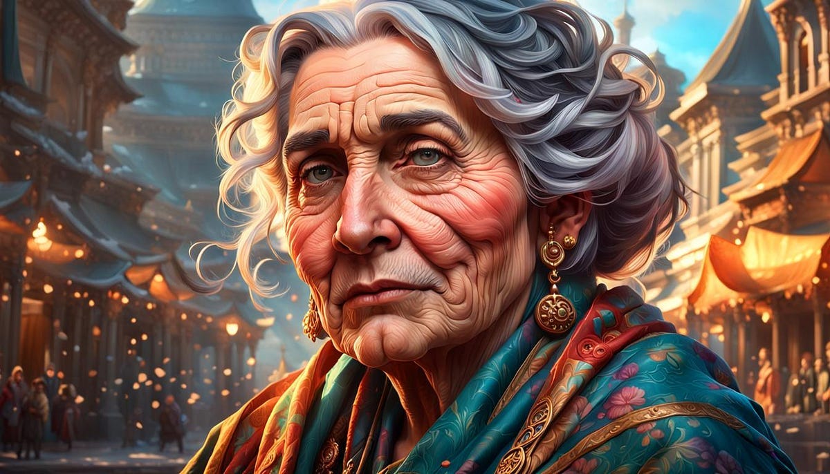 Older woman showing wrinkles, head and shoulders Older woman showing wrinkles, head and shoulders