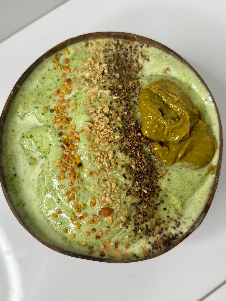 All the greens smoothie bowl