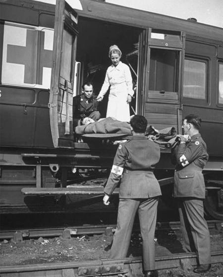 The Hospital Train in the E.T.O. 1944-1945 | WW2 US Medical Research Centre