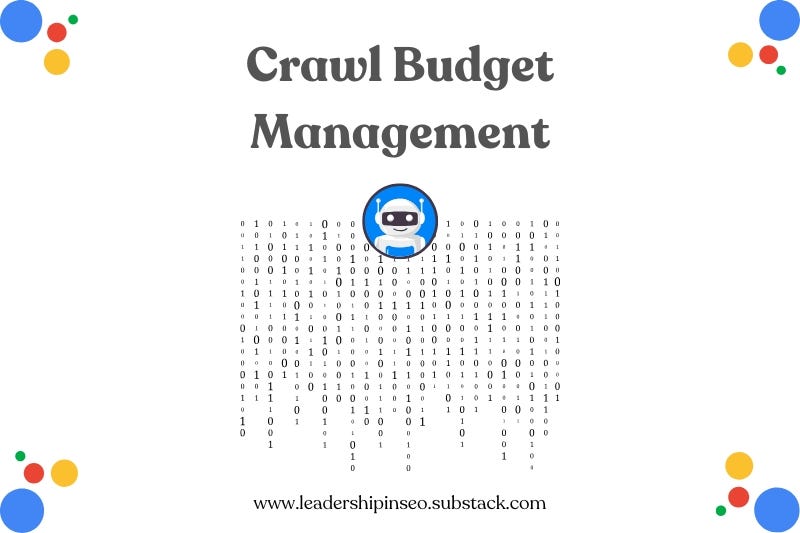 Crawl budget management