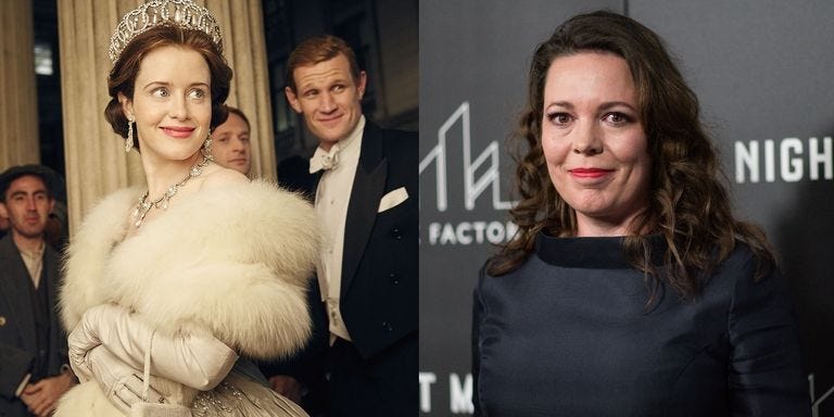 olivia colman replaced clair foy as queen elizabeth the crown show