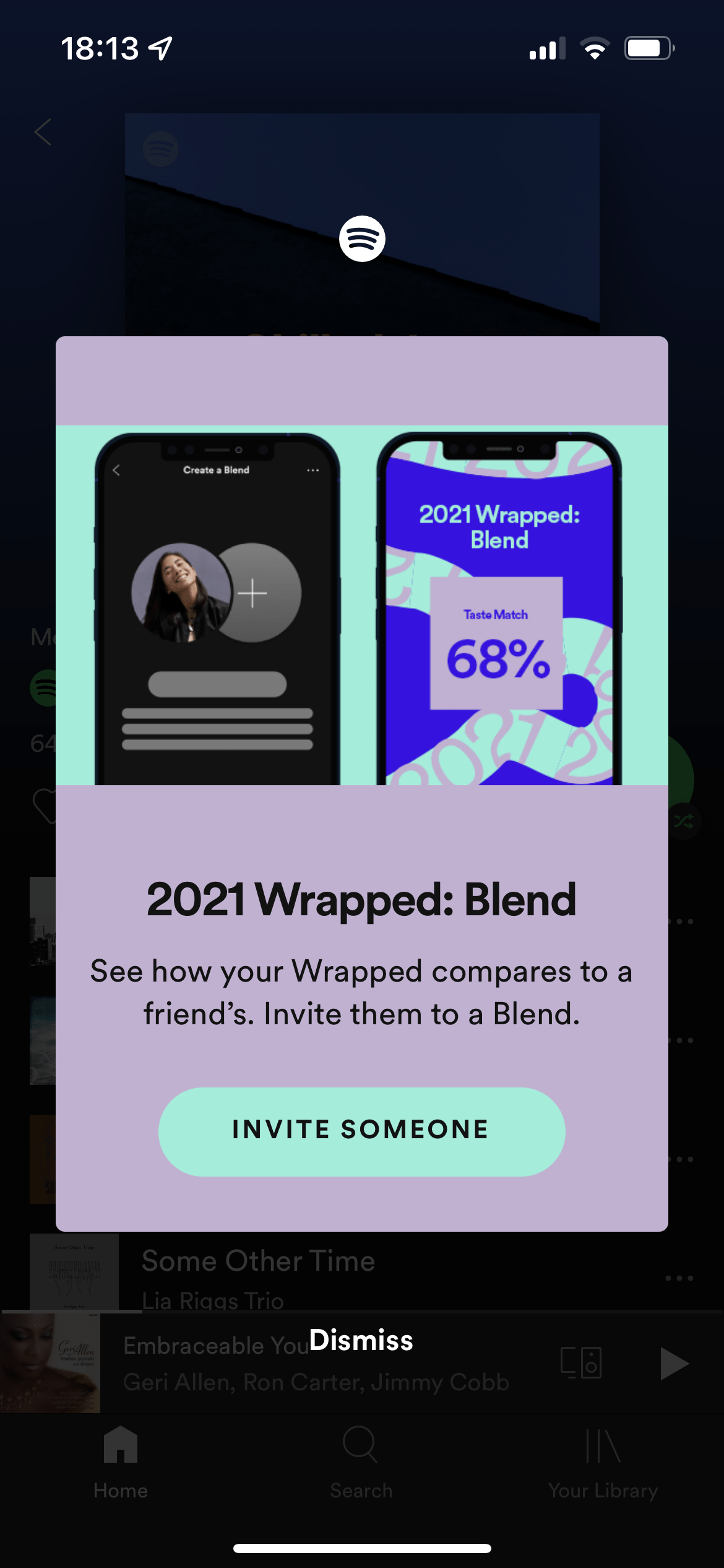 Spotify's Wrapped - Invite Users