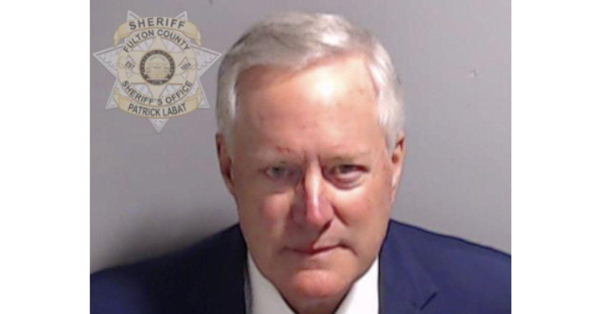 What Happened to Mark Meadows' Face? Analyzing His Mugshot