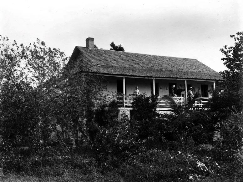 Figure 3: Tuttle's Fort Dallas home in 1888