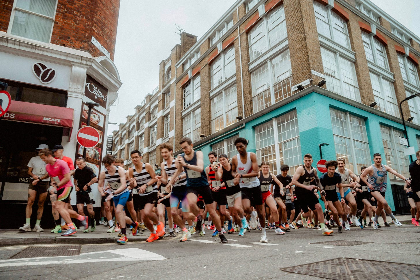 And they’re off! Another Unsanctioned Athletics race commences.