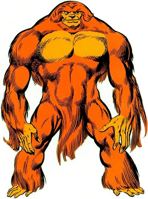 Sasquatch - Marvel Comics - Alpha Flight - Walter Langkowski ...