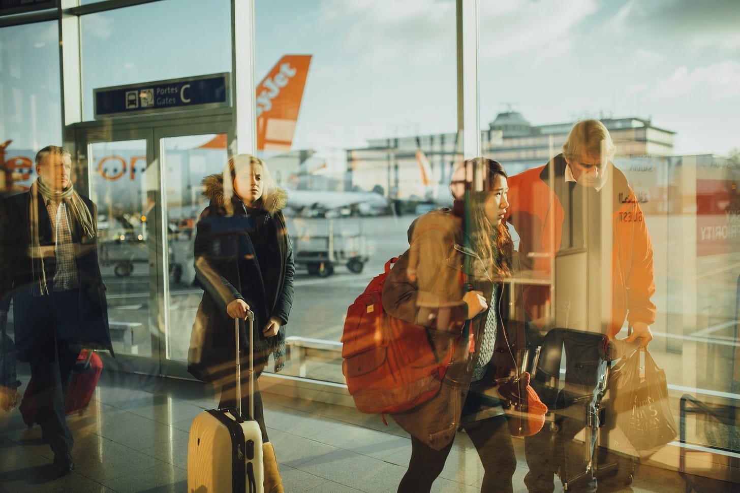 Boarding EasyJet