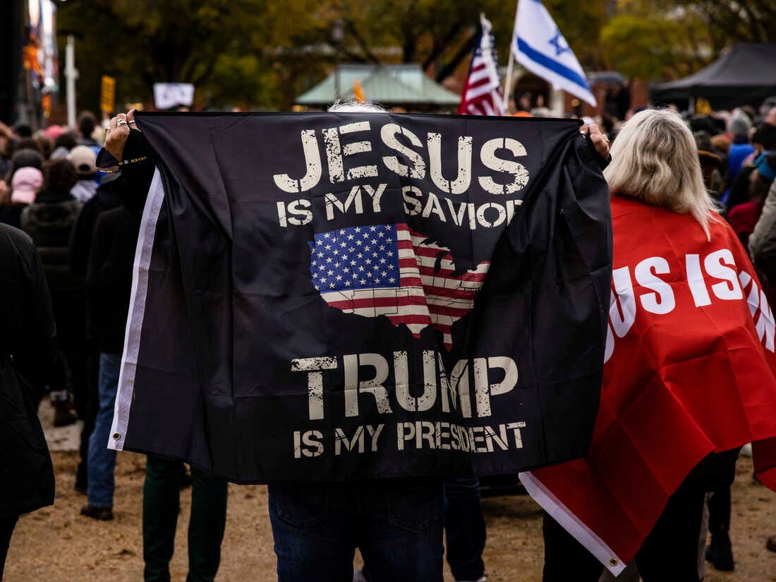 NPR's Sarah McCammon discusses white evangelical support for Trump : NPR