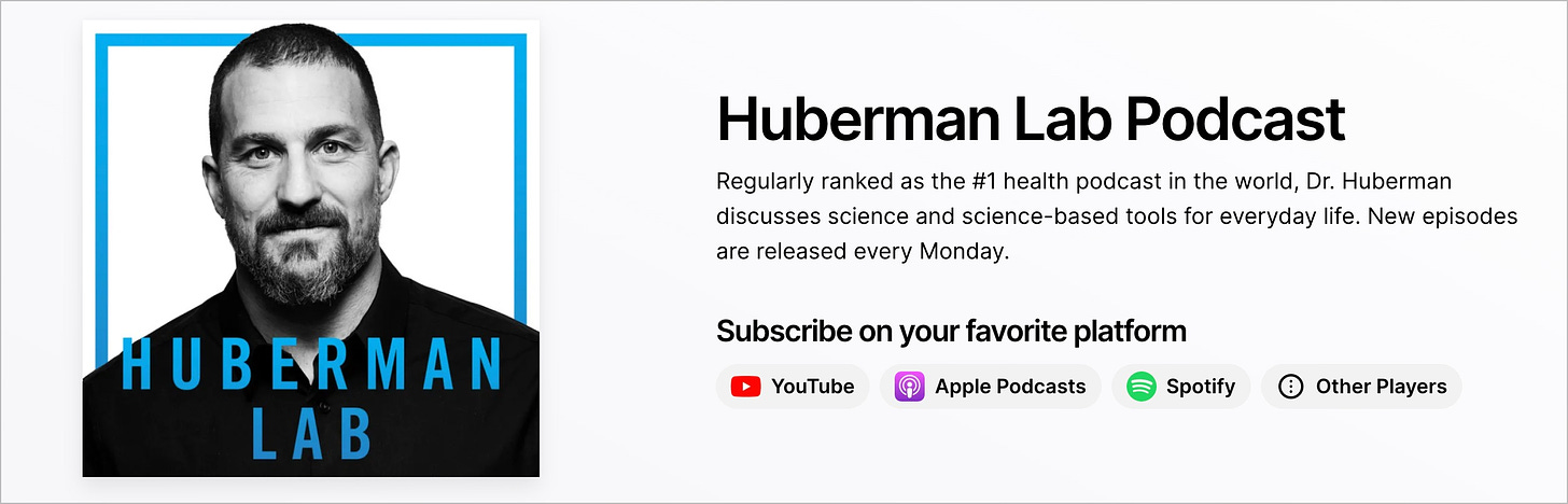 Podcast de Andrew Huberman