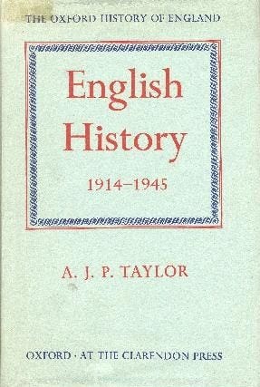 The Oxford History of England:  English history 1914-1945 book cover